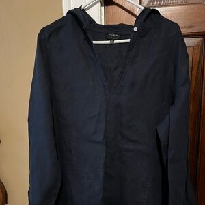 Talbot’s pure Irish linen hooded pullover